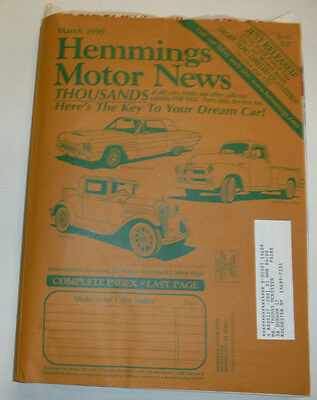 Hemmings Motor News Magazine William Wheeler Jim Hedgeland February 2000 022315r