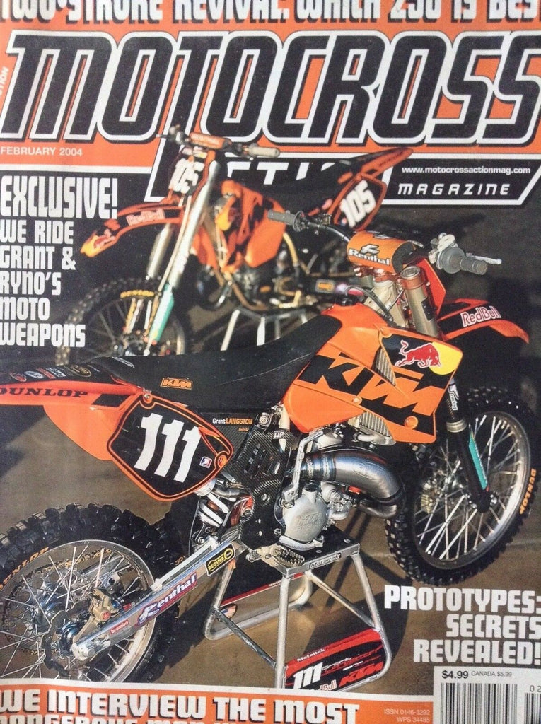Motocross Magazine Prototypes & Secrets February 2004 121418nonrh