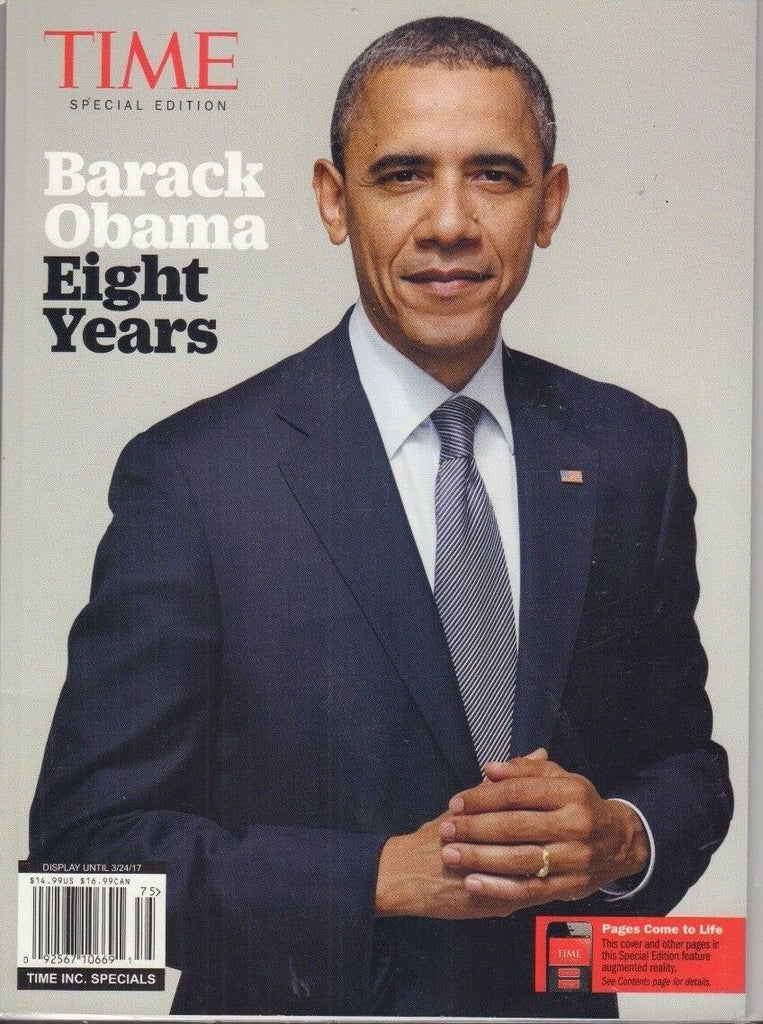 Time Magazine Barack Obama Eight Years March 24, 2017 010918nonr