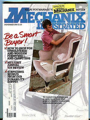 Mechanix Illustrated Magazine November 1984 Wooden Furniture EX 061416jhe