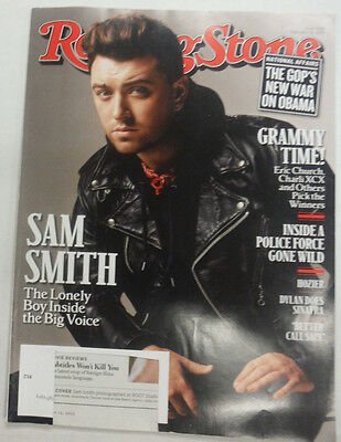 Rolling Stone Magazine Sam Smith & Eric Church February 2015 060515R