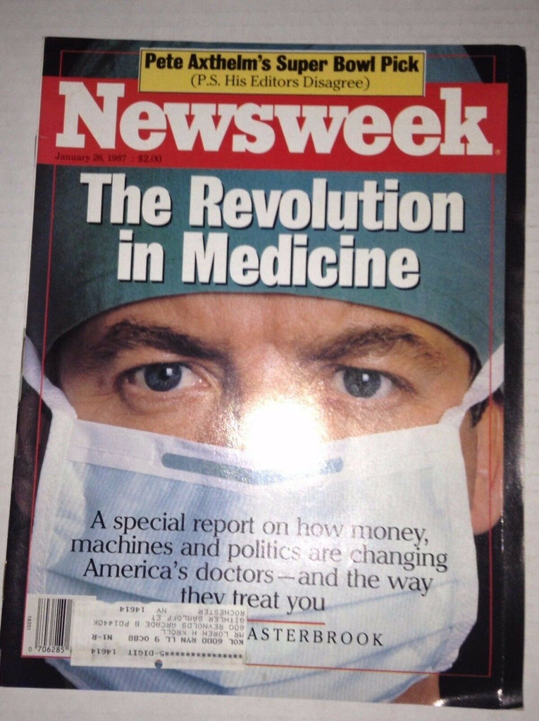 Newsweek Magazine The Revolution In Medicine January 26, 1987 111716RH