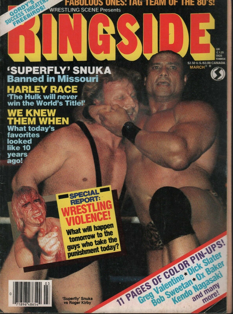 Ringside Wrestling March 1984 Harley Race Greg Valentine 101518ame3