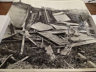 1940s Dispatch Photo News Once Was a Home Cyclone Winds Woodbridge NJ 012716ame3