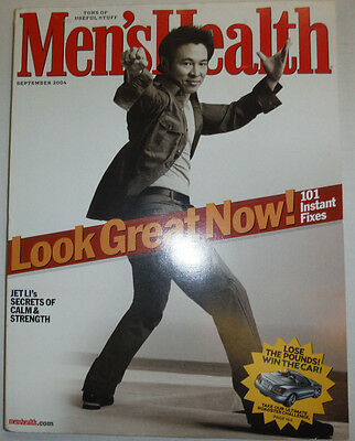 Men's Health Magazine Jet Li's Secrets Of Calm VG COND September 2004 030615R2