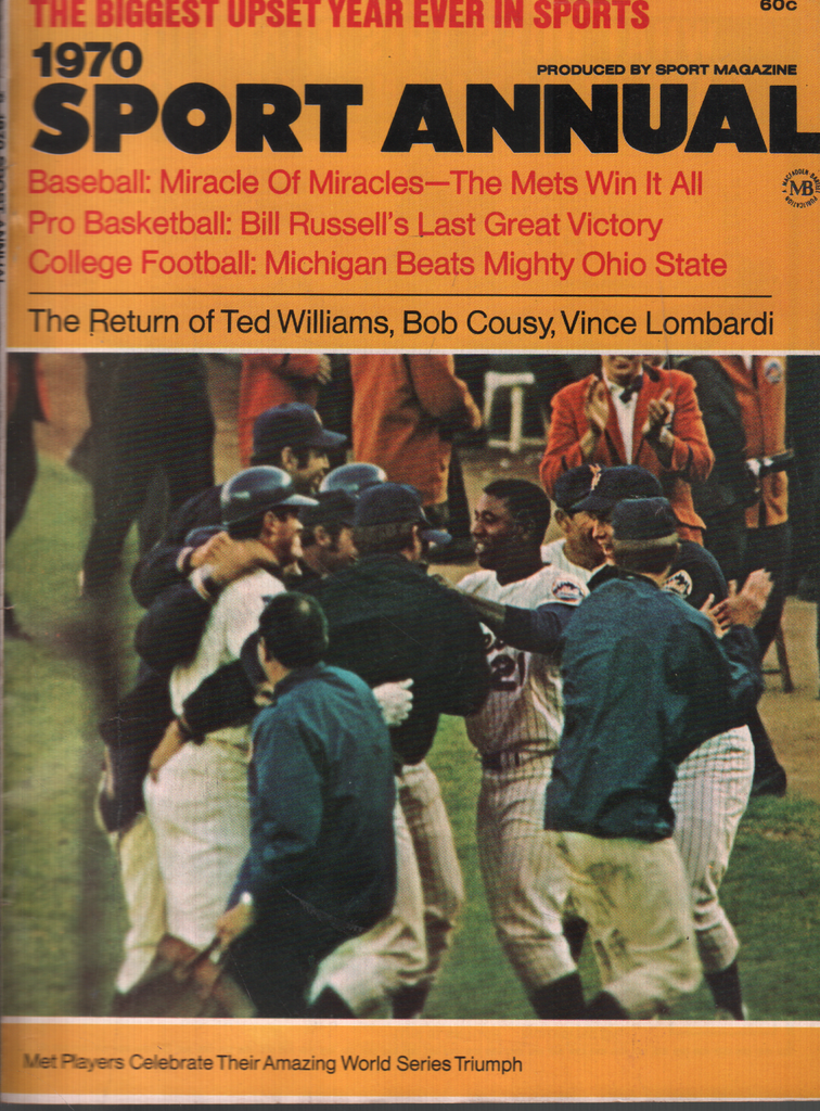 1970 Sport Annual Ted Williams Bob Cousy Vince Lambardi 041420DBE2