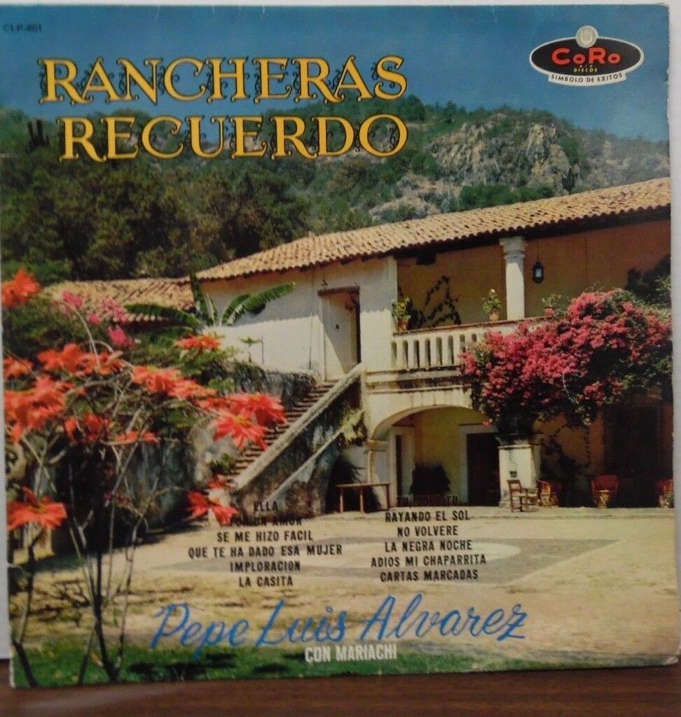 Rancheras Del Recuerdo 33RPM CLP-801 M 100916LLE