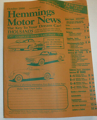 Hemmings Motor News Magazine 1953 Hudson & 1967 Mercury October 2000 022315r2