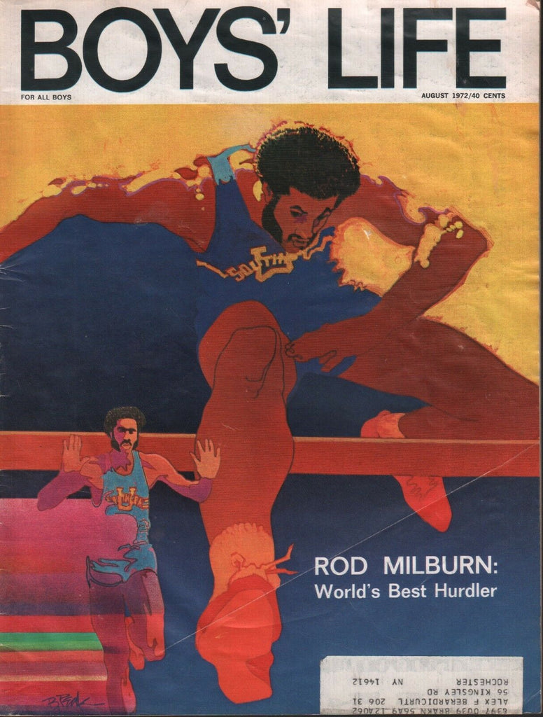 Boys' Life August 1972 Rod Milburn w/ML 052218DBE