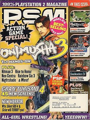 PSM March 2004 Onimosha 3, Grand Turismo 4, Silent Hill 4 VG 070816DBE2