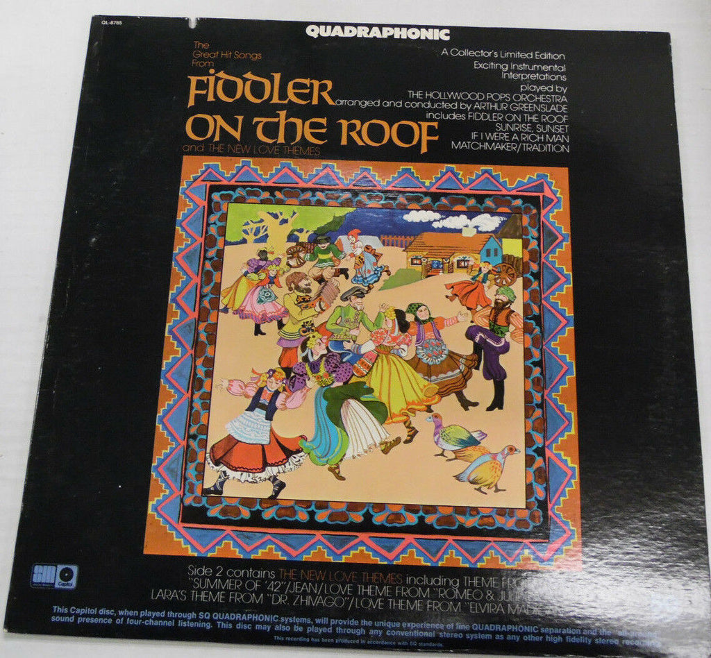 Fiddler On The Roof The New Love Themes QL6765 33RPM Record 032017RR