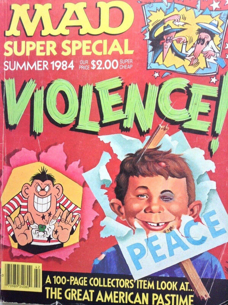 Mad Magazine Violence & Peace Summer 1984 100417NONRH