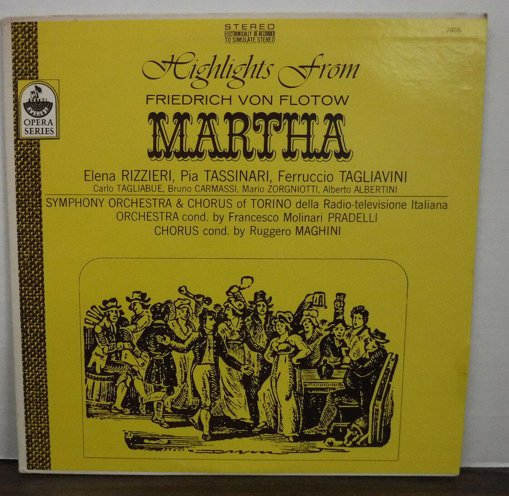 HIghlights From Friedrich Von Flotow Martha Opera Series (E) S-7406 092917mne
