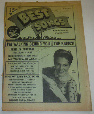 Best Songs Magazine Joni James & Dennis The Menace Vol.XIII No.7 120614R