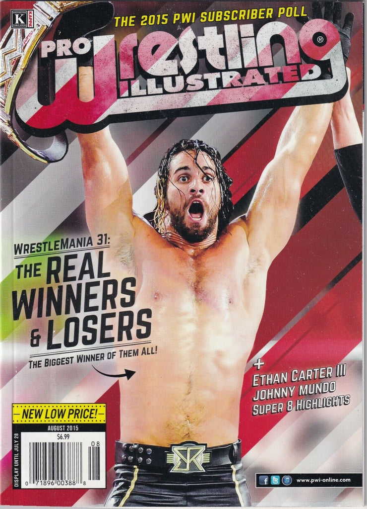 Pro Wrestling Illustrated Ethan Carter III Johnny Mundo August 2015 061919nonr