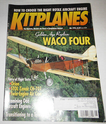 Kitplanes Magazine Golden Age Replica Waco Four May 1995 080514R