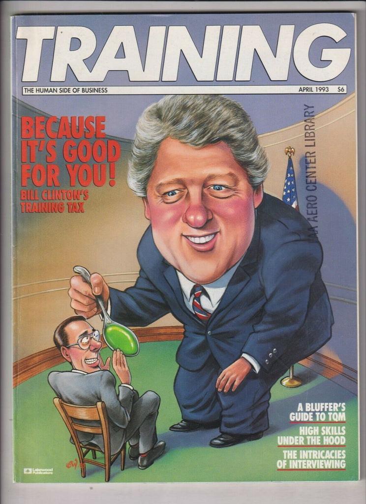 Training Mag Bill Clinton Training Day April 1993 021920nonr