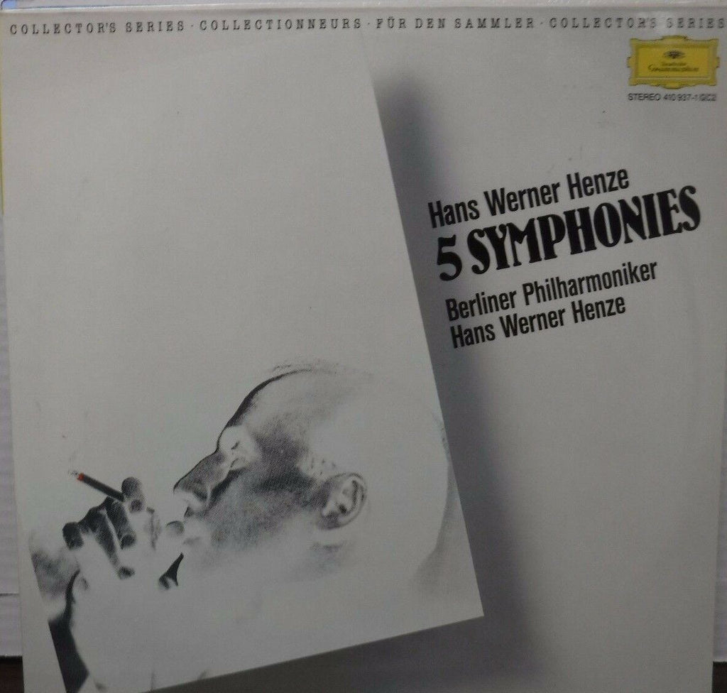 2-record set Hans Werner Henze 5 Symphonies 33RPM 410937 011617LLE