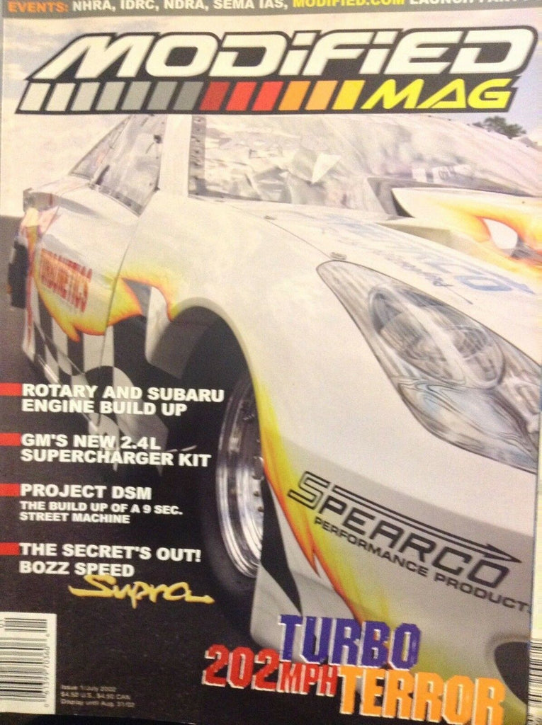 Modified Mag Magazine Rotary And Subaru Engine July/August 2002 020518nonrh