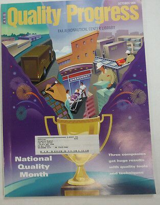 Quality Progress Magazine National Quality Month October 1998 FAL 060815R3