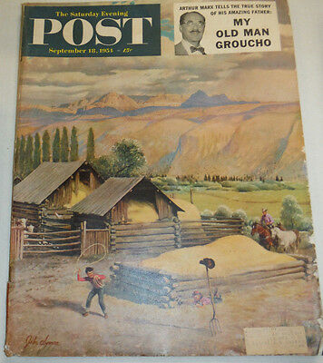 Post Magazine Arthur Marx My Old Man Groucho September 1954 010615R2