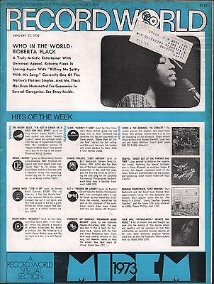 Record World January 27 1973 Roberta FLack w/ML EX 120415DBE