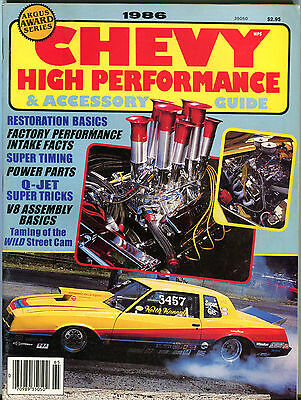 1986 Chevy High Performance & Accessory Guide Restoration Basics EX 012016jhe