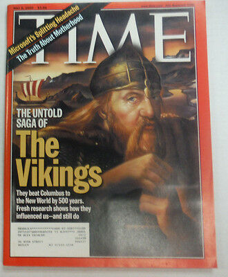 Time Magazine Untold Saga Of The Vikings May 2000 WITH ML 042015R