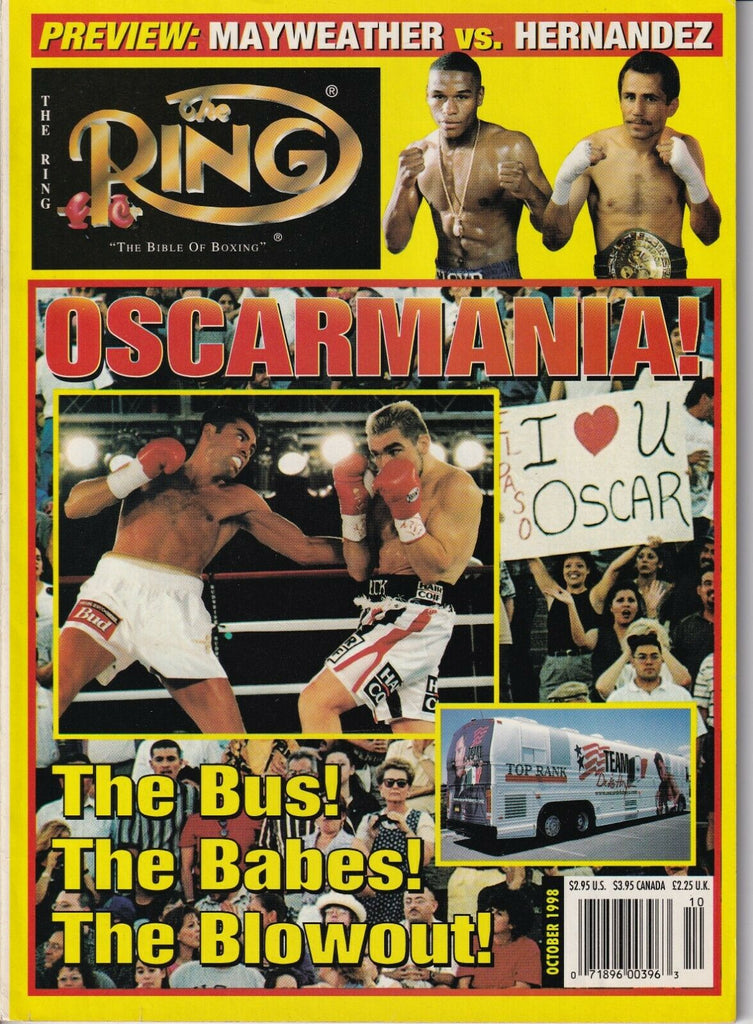 The Ring Magazine Floyd Mayweath Vs Hernandez October 1998 032019nonr