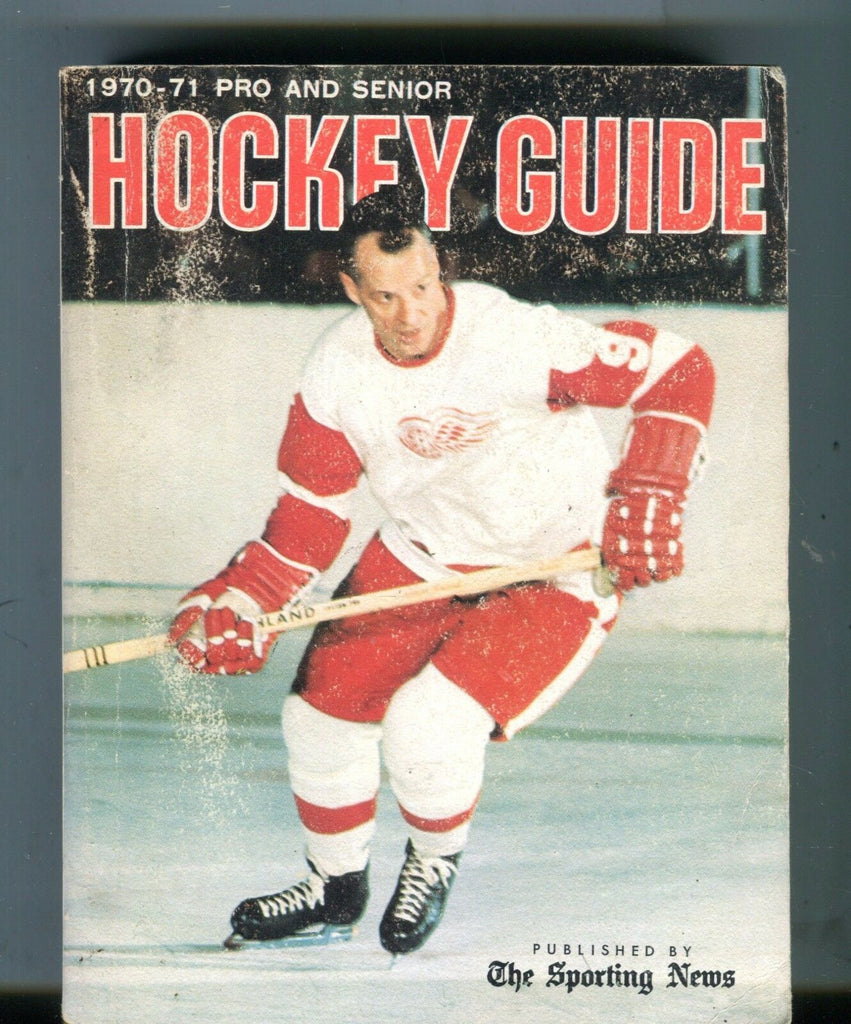 NHL 1970-1971 Pro Senior Hockey Guide Gordie Howe VG 051817nonjhe