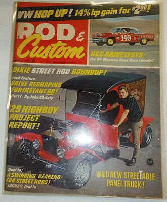 Rod & Custom Magazine Dixie Street Rod Roundup March 1969 EXC Cond 030215r