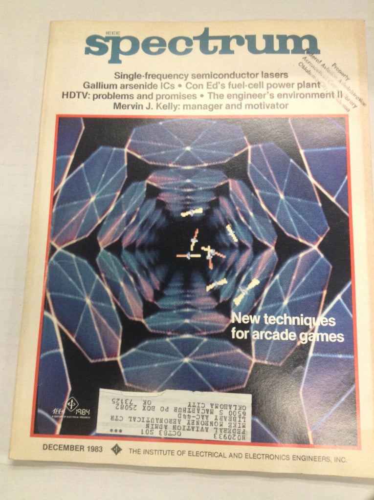 IEEE Spectrum Magazine Single Frequency Conductor December 1983 FAA 042617nonr