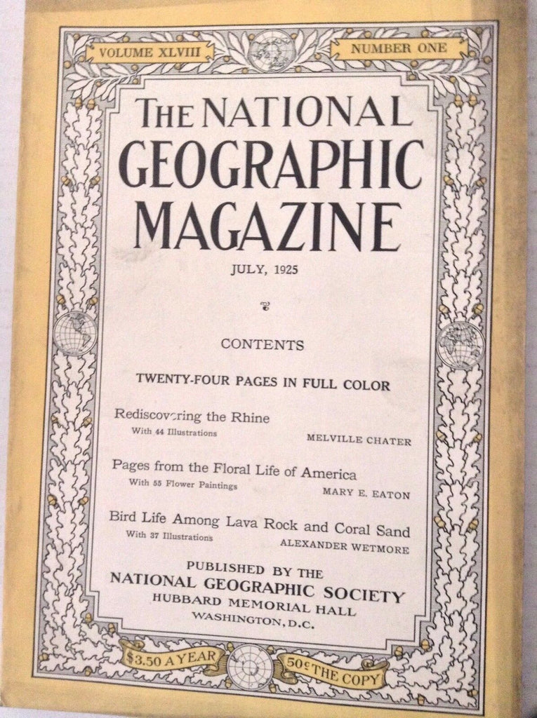 National Geographic Magazine No Map The Rhine July 1925 081517nonrh