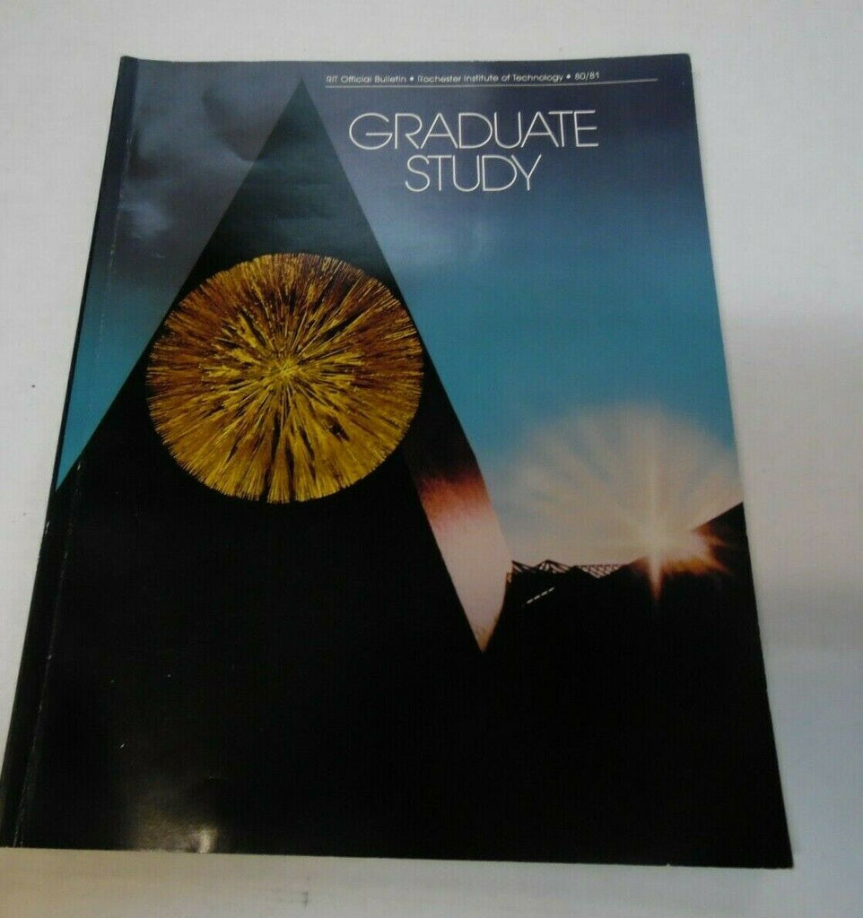 Graduate Study RIT Bulletain Rocheser Institute of Technology 80/81 020820LLE