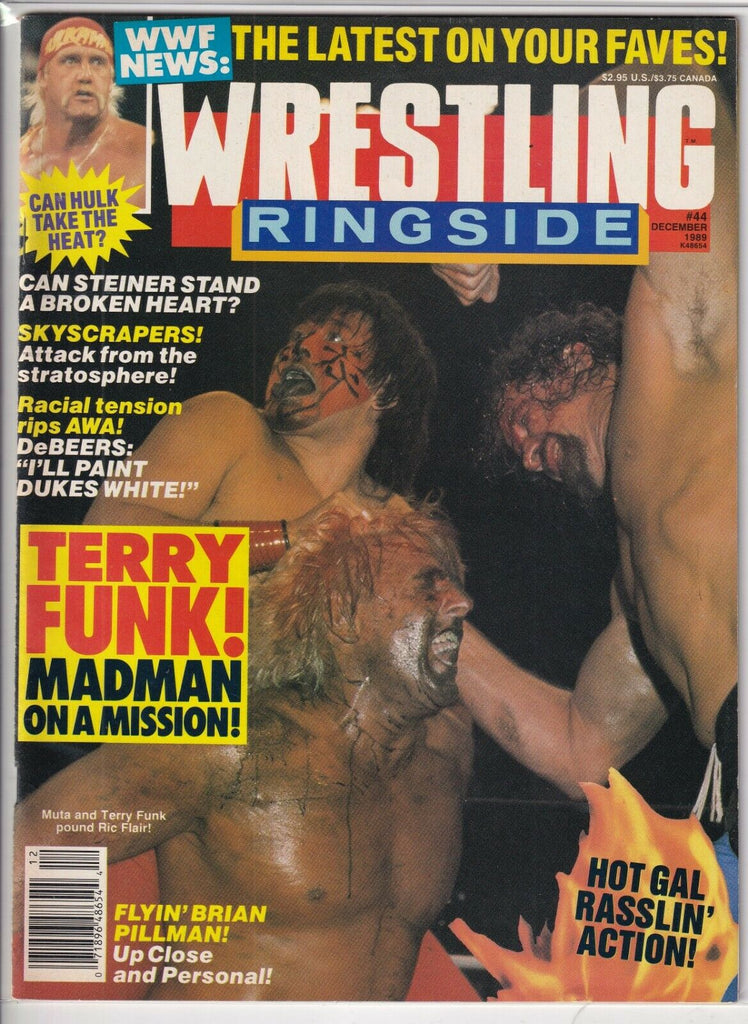 Wrestling Rindgside Mag Terry Funk Hulk Hogan December 1989 091519nonr