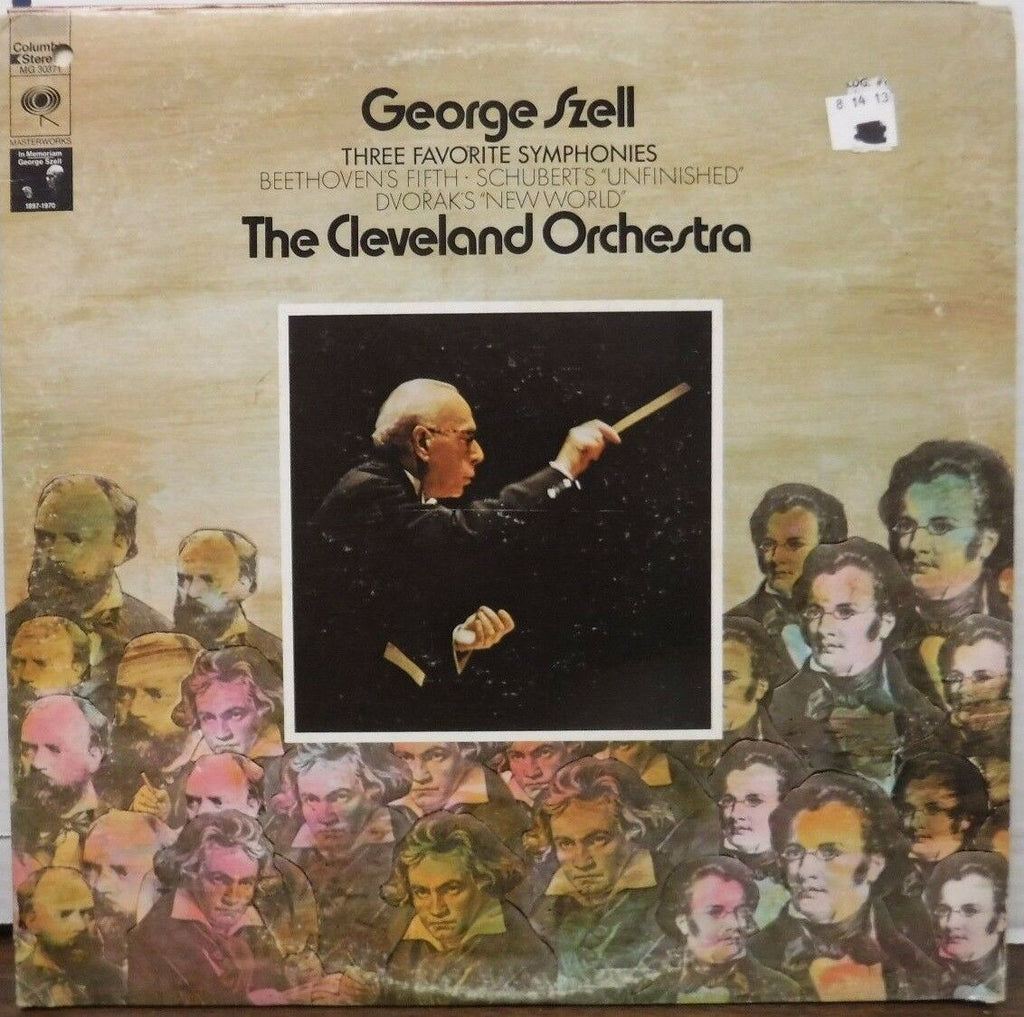 George Szell Three Favorite Symphonies 2-record set 33RPM MG30371 10117LLE