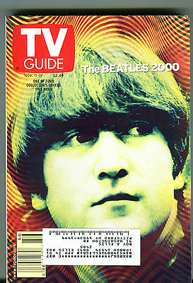 TV Guide Magazine November 11-17 2000 w/ML John Lennon EX 041916jhe