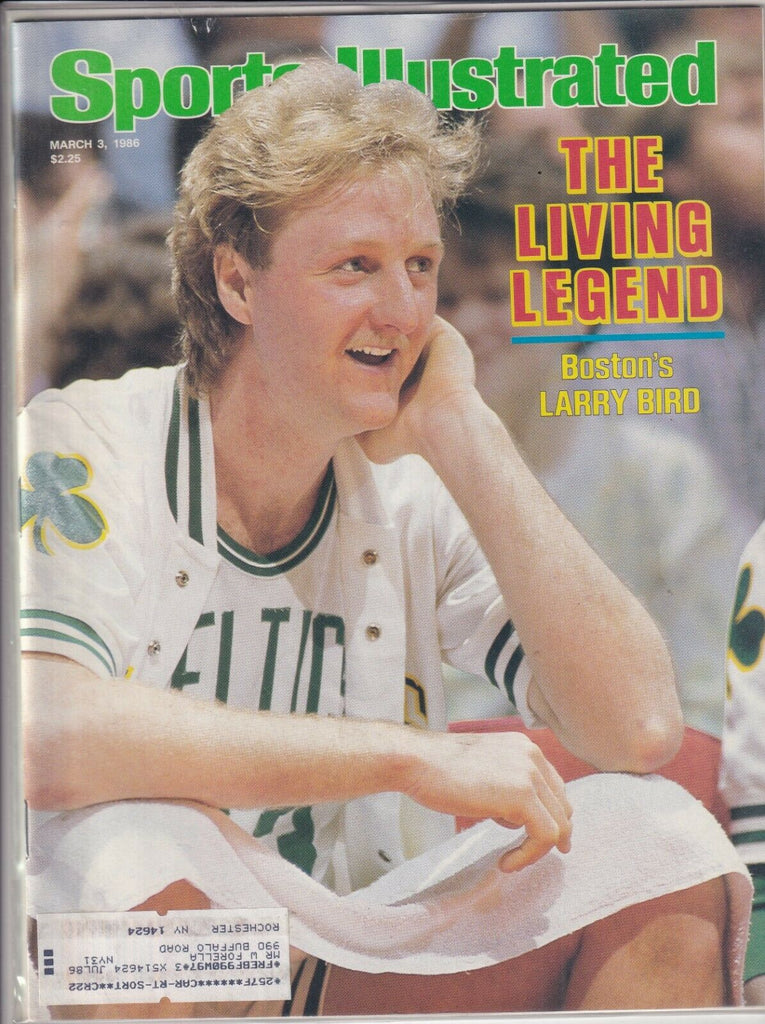Sports Illustrated Boston's Larry Bird March 3, 1986 091619nonr