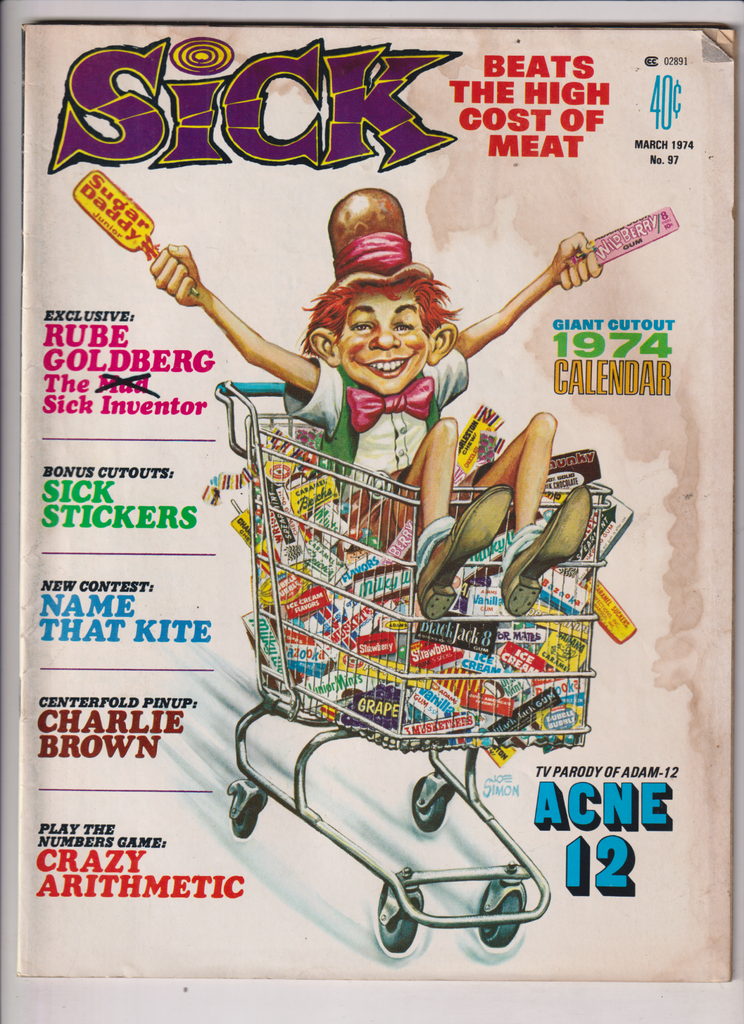 Sick Humor Magazine Rube Goldberg Sick Inventor March 1974 121919nonr