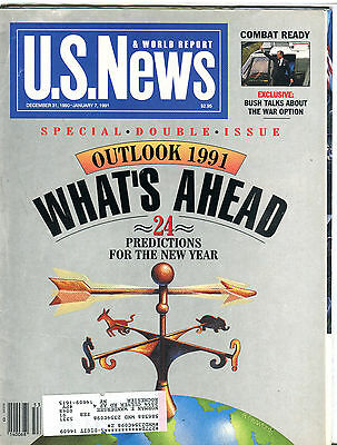 U.S. News & World Report December 31-January 7 1991 Outlook 1991 VG 081716jhe