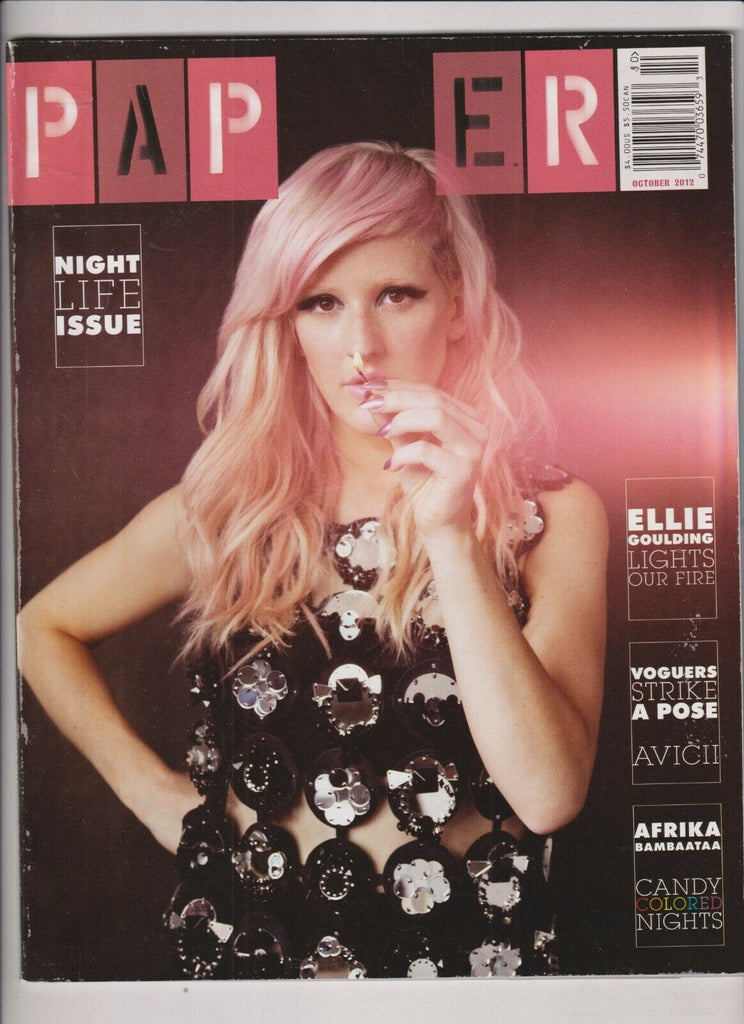 Paper Mag Night Life Issue Ellie Goulding October 2012 102519nonr
