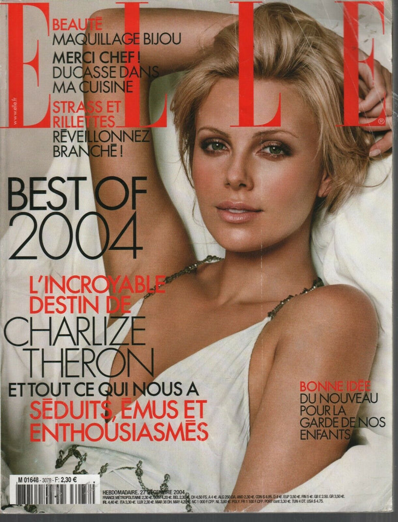 Elle French Magazine 37 Decembre 2004 December Charlize Theron 090919AME