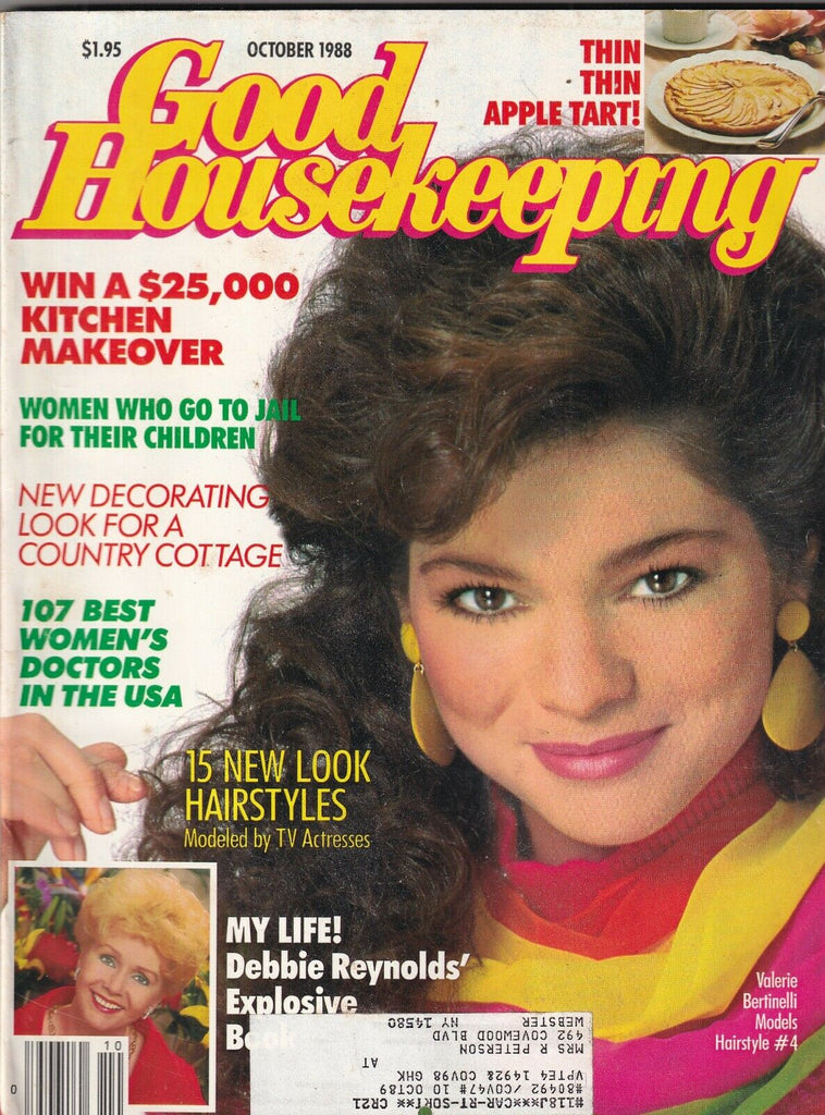 Good Housekeeping Debbie Reynolds' Valerie Bertinelli October 1988 100119nonr2