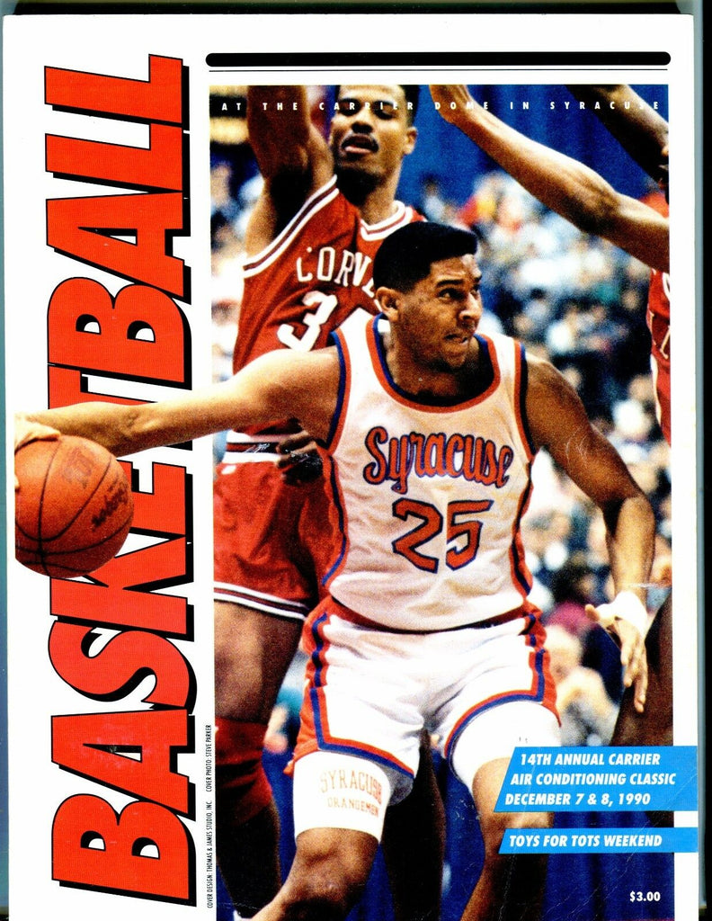 Syracuse Basketball Program LeRon Ellis 1990 Classic EX 051417nonjhe