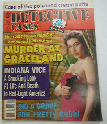 Detective Cases Magazine Murder At Graceland Indiana Vice December 1987 062215R