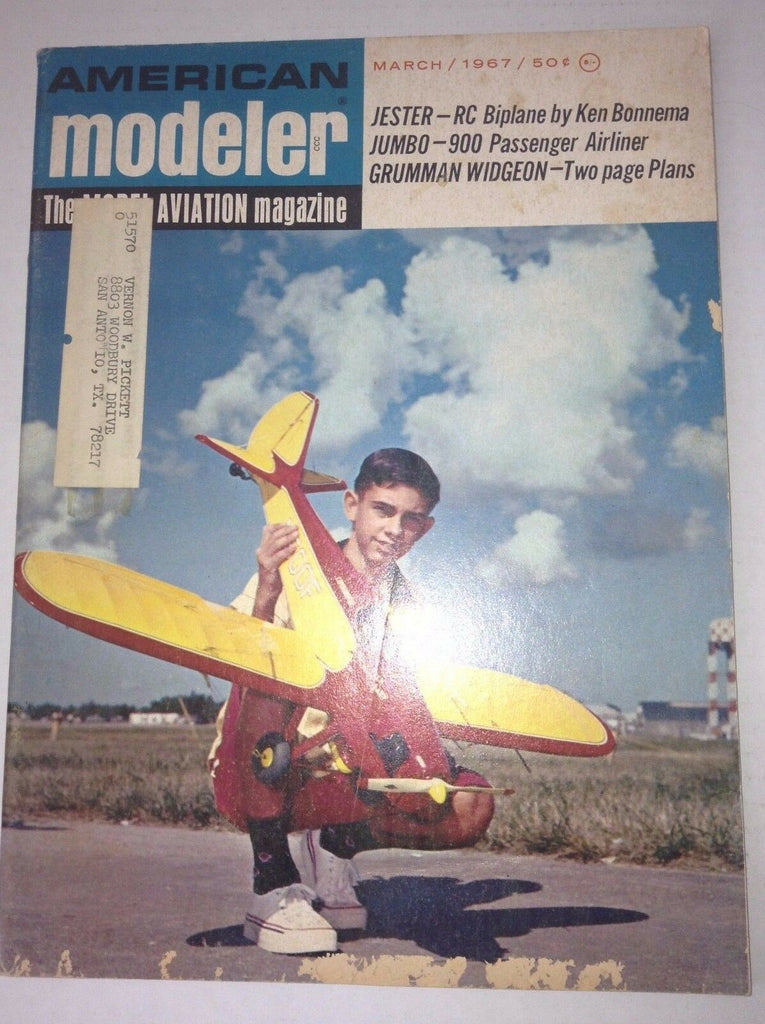 American Modeler Magazine Jester & Grumman Widgeon March 1967 041717nonrh