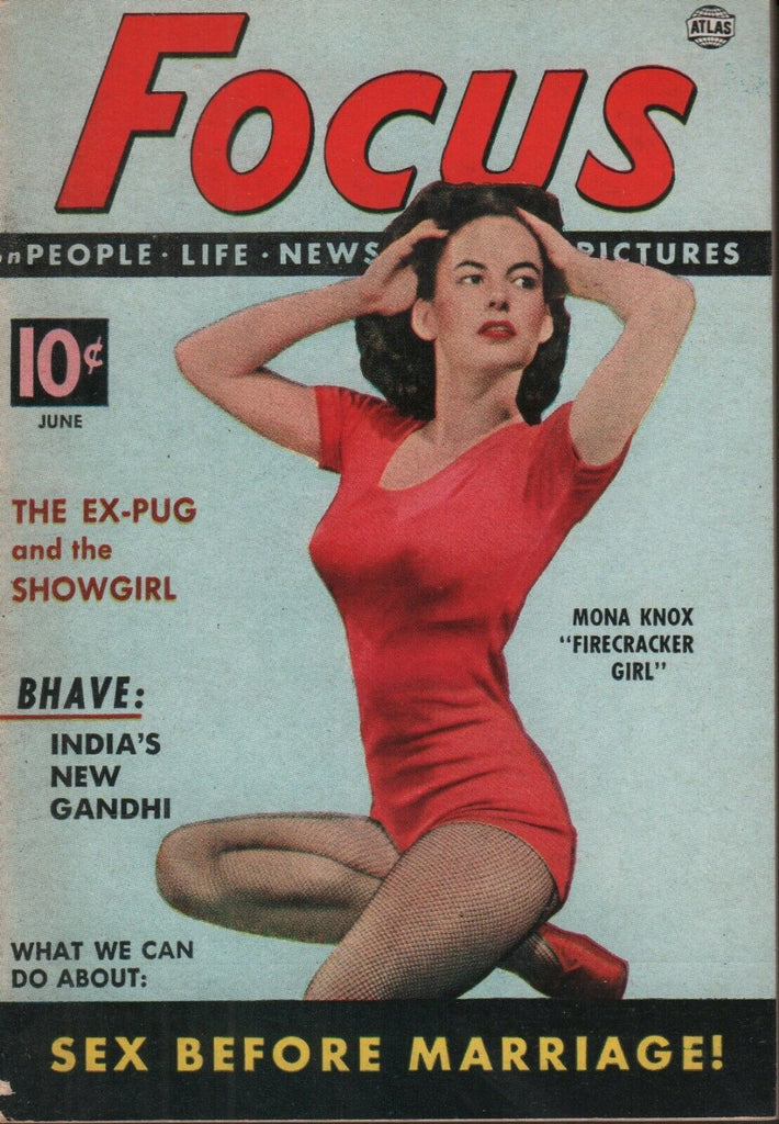 Focus Digest June 1952 Mona Knox Cheesecake Pin Up 070819AME