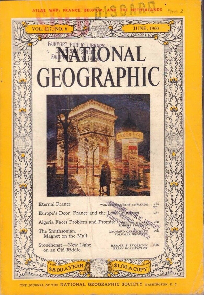 National Geographic June 1960 Stonehenge New Light on an Old Riddle 020717DBE