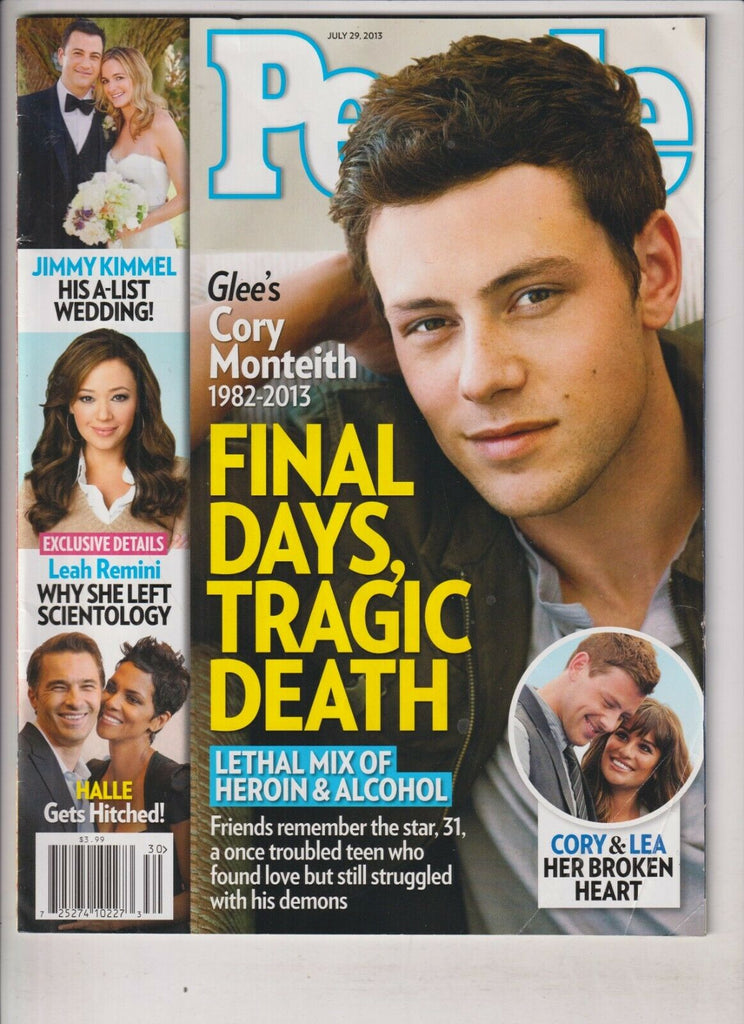 People Mag Glee's Cory Monteith Jimmy Kimmel July 29, 2013 040120nonrh