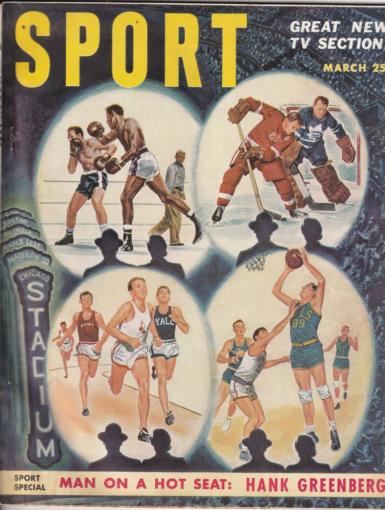 Sport Magazine Hank Greenberg Gene Melchiorre March 1951 NO ML 080519nonr